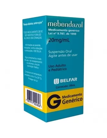 MEBENDAZOL 20MG/ML 30 ML