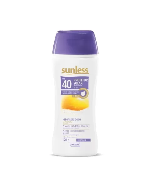 PROT SOLAR FPS40 SUNLESS UVA/UVB 120G(12