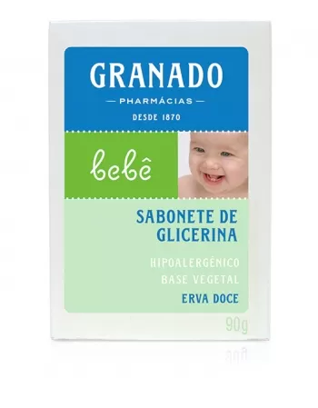 SABONETE GLICERINA BEBE ERVA DOCE 90GR