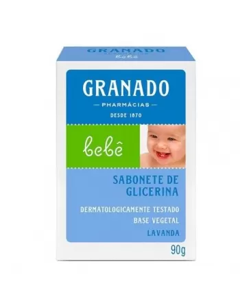 SABONETE GLICERINA BEBE LAVANDA 90GR