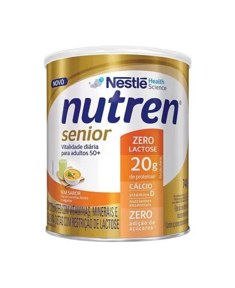 NUTREN SENIOR S/SABOR PO ZERO LACT 740G