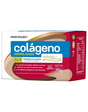 COLAGENO HIDR 2X1 FRUTAS VERMELHA 30X10G