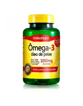 OMEGA 3 -OLEO DE PEIXE 1000MG - 60CAPS