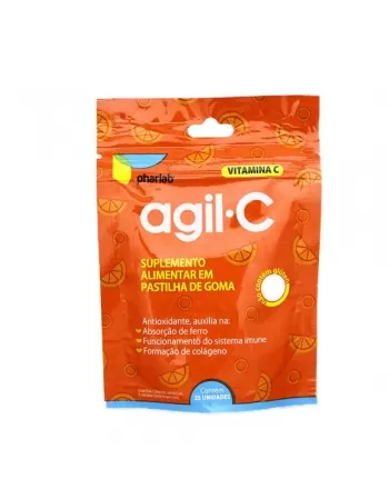 AGIL-C 45MG - PASTILHA DE GOMAS C/25 (30)