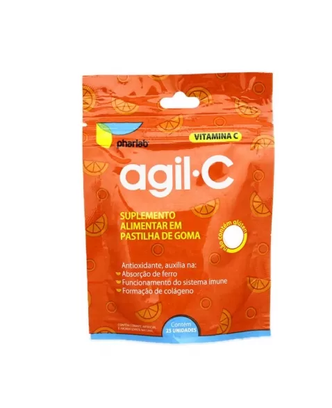 AGIL-C 45MG - PASTILHA DE GOMAS C/25 (30)