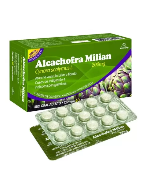 ALCACHOFRA 200MG 60COMP