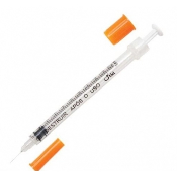 SERINGA 1ML INS C/AG FIXA 0,3X8MM 100UND