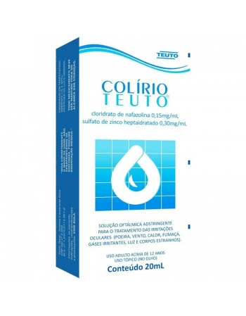 COLIRIO TEUTO - NAFAZOLINA + ZINCO 20ML (100)