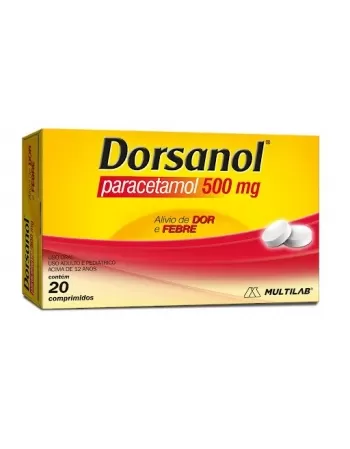 DORSANOL - PARACETAMOL 500MG 20COCP