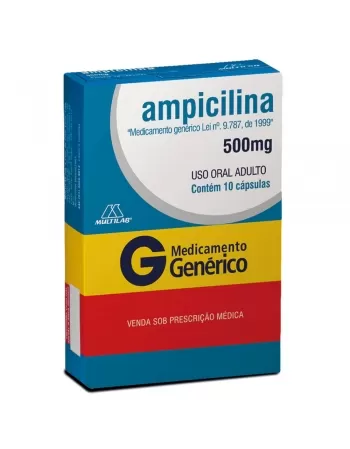 AMPICILINA 500MG 10CAPS (108)