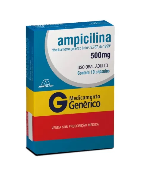 AMPICILINA 500MG 10CAPS (108)