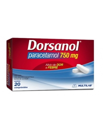 DORSANOL 750MG 20COMP