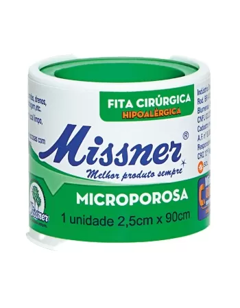 FITA CIRUR MICROPOROSA 2,5X0,90 BEG C/12