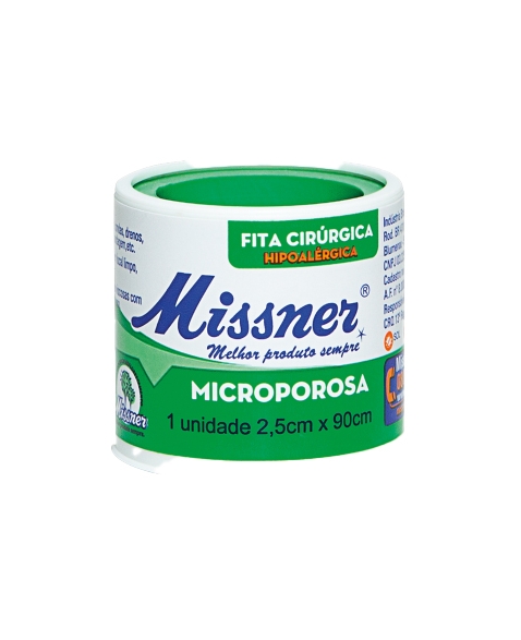 FITA CIRUR MICROPOROSA 2,5X0,90 BEG C/12