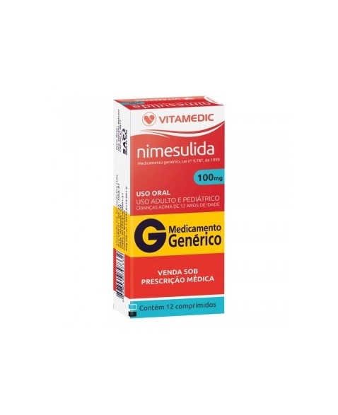 Nimesulida 100mg c/12cp Nova Química