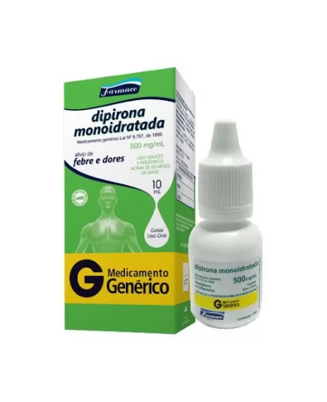 DIPIRONA MONOIDRATADA 500MG/ML 10ML (100)