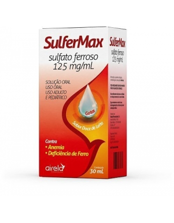 SULFERMAX - SULFATO FERROSO GTS 30ML(100)