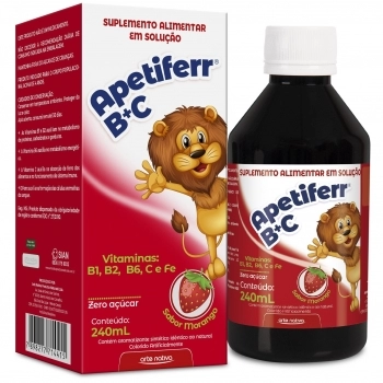 APETIFERR B+C MORANGO 240ML(40)