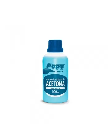 REMOVEDOR ESMALTE C/ACETONA POPY MAX 100ML