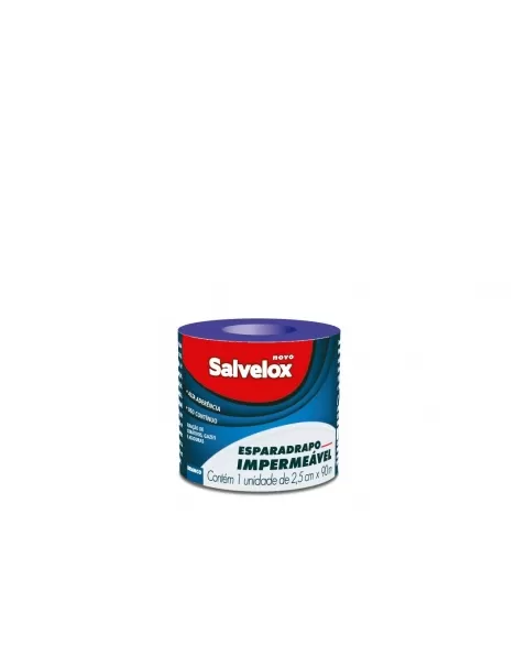 ESPARADRAPO SALVELOX 2,5CMX90CM IMPERMEAVEL C/12 (08)