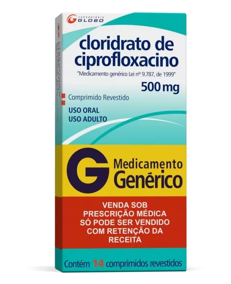 CLOR CIPROFLOXACINO 500MG C/14COMP (200)