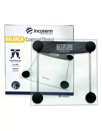 BALANCA DIGITAL VIDRO 150KG - INCOTERM