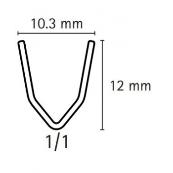 CLIP LIGACAO PEQ MED GRA LARANJA 20X6