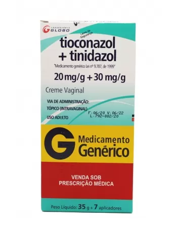 TIOCONAZOL + TINIDAZOL CRM VAG C/7APL(68)