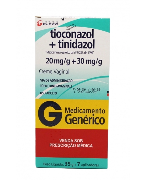 TIOCONAZOL + TINIDAZOL CRM VAG C/7APL(68)