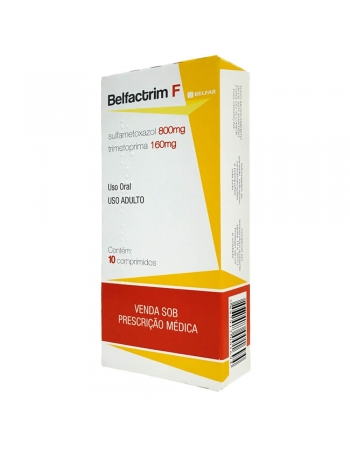 BELFACTRIM F - SULFAMETOXAZOL + TRIMETROPRIMA C/10COMP