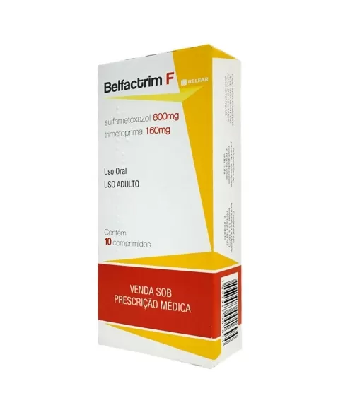 BELFACTRIM F - SULFAMETOXAZOL + TRIMETROPRIMA C/10COMP