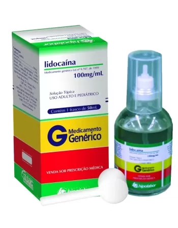 LIDOCAINA SPRAY 100MG/ML 50ML GEN