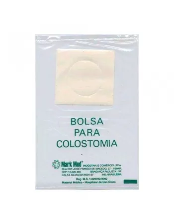 BOLSA PARA COLOSTOMIA 30MM 500 ML PCT C/10 UN