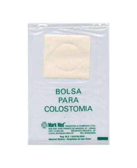 BOLSA PARA COLOSTOMIA 30MM 500 ML PCT C/10 UN