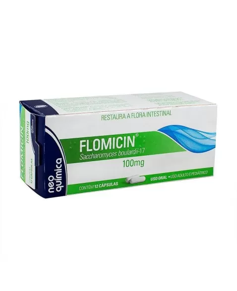 FLOMICIN-SACCHAROMYCES 100MG 12CAPS
