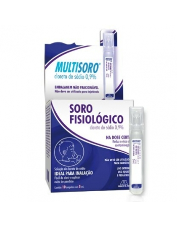MULTISORO - CLORETO SODIO 0,9% 10AMP 5ML