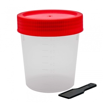 COLETOR UNIV VERM TRANS/ESTER 80ML 100UN