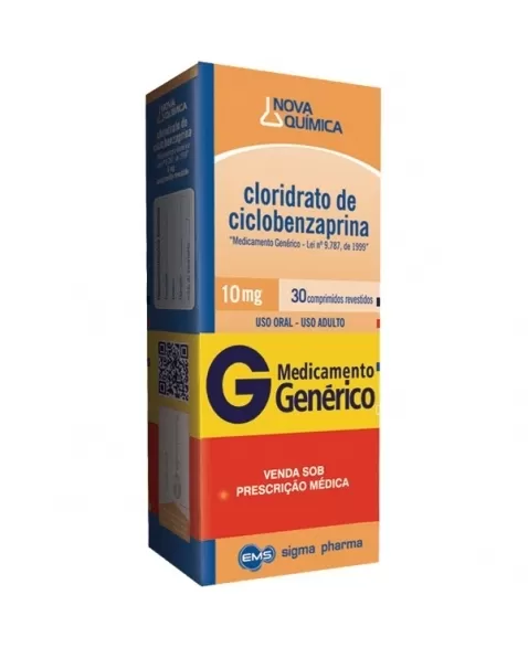 CLOR CICLOBENZAPRINA 10MG 30COMP (60)