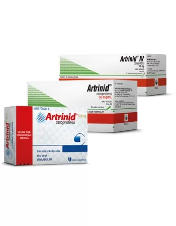 ARTRINID(CETOPROFENO) 100MG IM 2ML C/50AMP