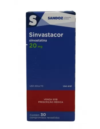 SINVASTACOR-SINVASTATINA 20MG 30COMP(108)