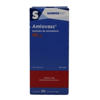 AMLOVASC-ANLODIPINO 10MG 30COMP(100)