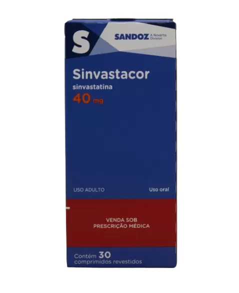 SINVASTACOR-SINVASTATINA 40MG 30COMP(120)