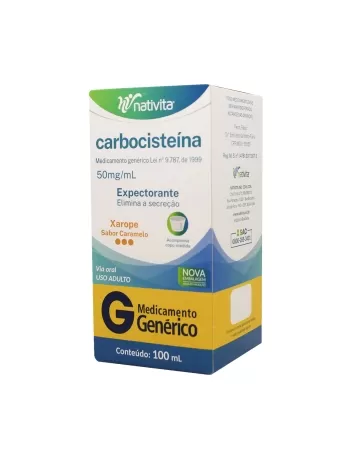 CARBOCISTEINA 50MG/ML XP ADULTO 100ML