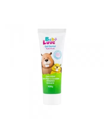 GEL DENTAL BEBE LOVE SEM FLUOR 100G