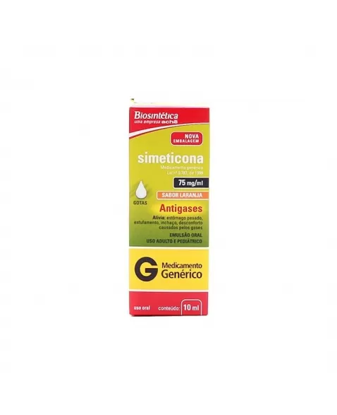 SIMETICONA 75MG/ML GTS 10ML