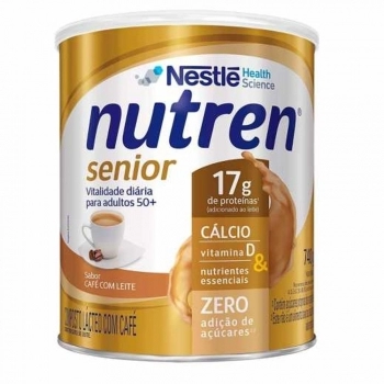 NUTREN SENIOR PO CAFE C/ LEITE 740G