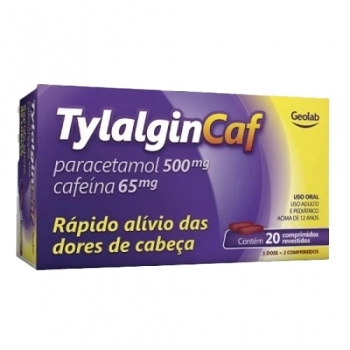 TYLALGIN CAF 500 + 65MG C/20COMP (60)