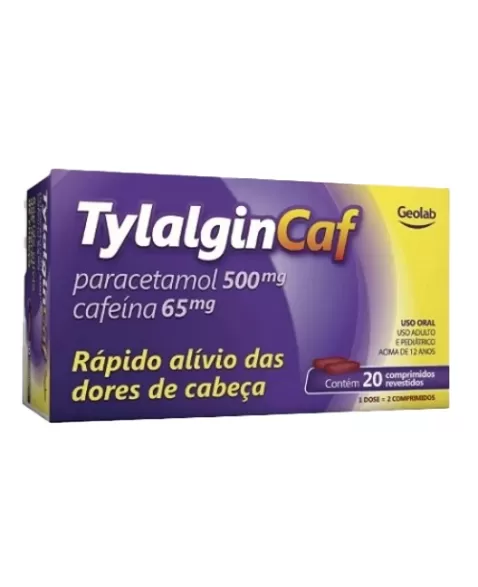 TYLALGIN CAF 500 + 65MG C/20COMP (60)