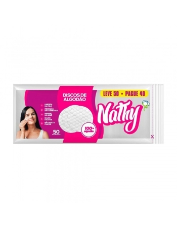 DISCO DE ALGODAO CARD NATHY 50UN