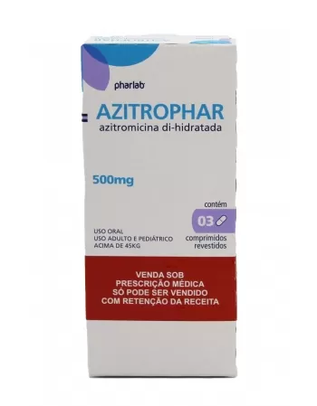 AZITROPHAR-AZITROMICINA 500MG 3COMP(90)